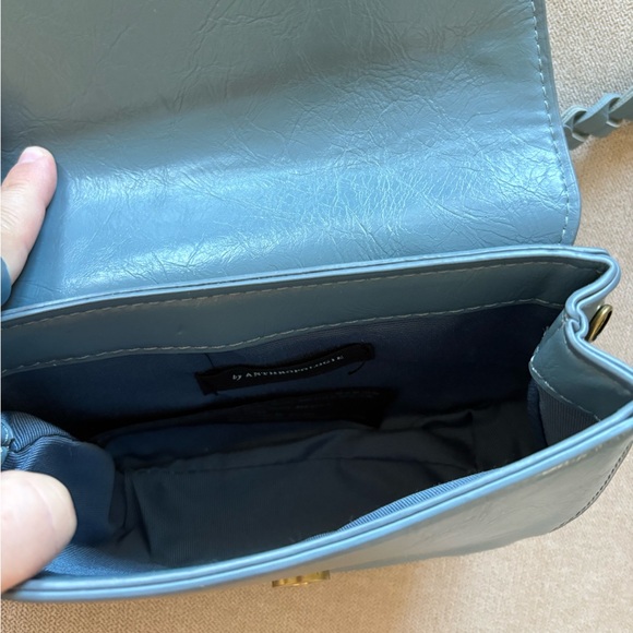 Anthropologie Blue Gray Convertible Crossbody/Belt Bag - Picture 7 of 7